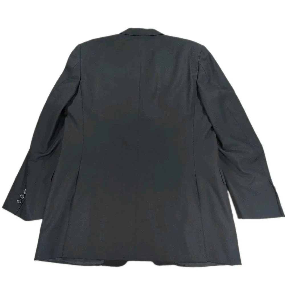 Canali Exclusive Collection Suit Mens 42R Black Super 150s Wool Italy Luxury 2pc
